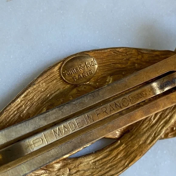 Authentic Vintage Sonia Rykiel Hair Clip SONIA RYKIEL Vintage Vine Gold Plated Hair Clip - Etsy main image 3
